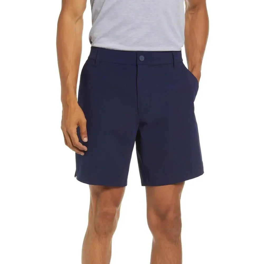 3 Pairs Rhone 8” Resort Shorts Size 33 Blue Grey Tan Stretch Golf Casual Active